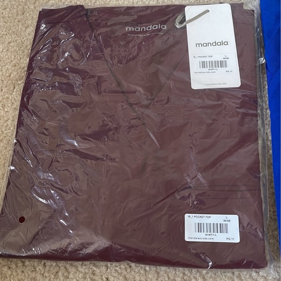 Mandala Scrub Tops- Read Caption! - Picture 2 of 2